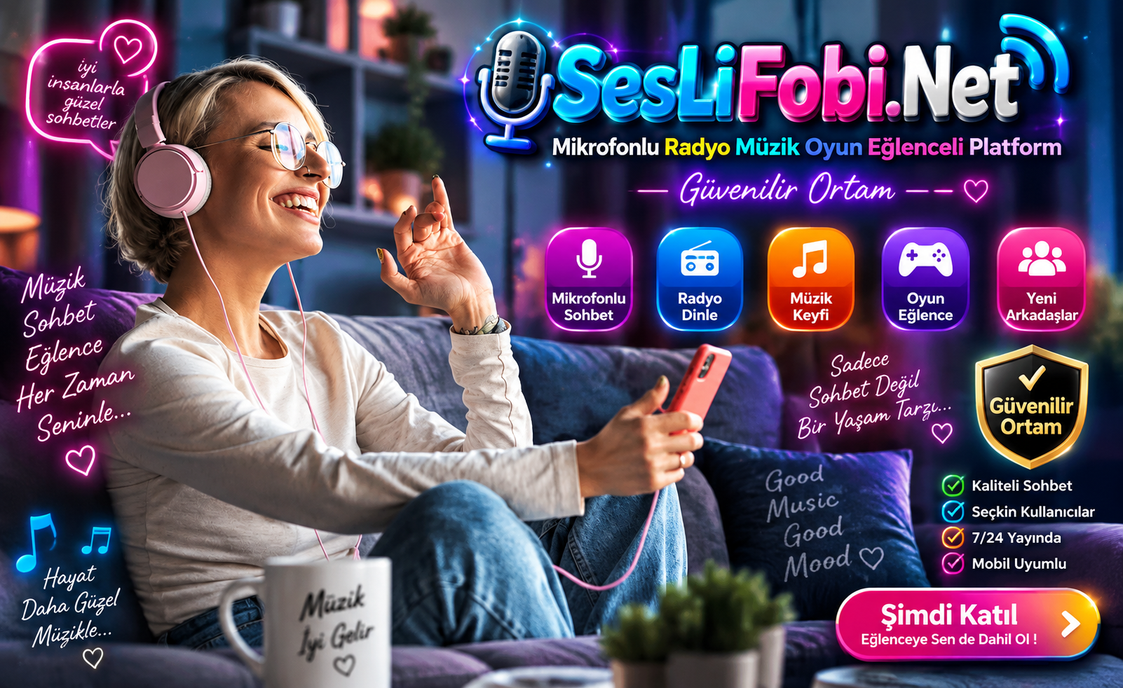 SesliSohbet mobil